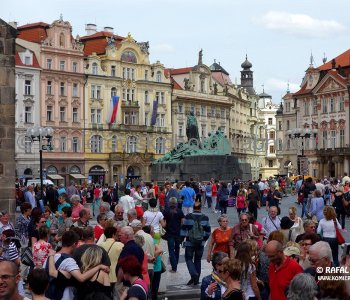 Old Town Square ...Walking is really the best way to explore Prague,   sightseeing highlights of this beautiful city...