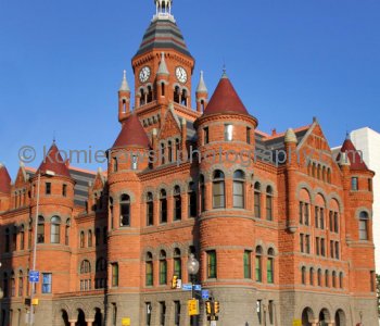 Old Court House, corner of Houston Street and Main Street, Dallas, Texas