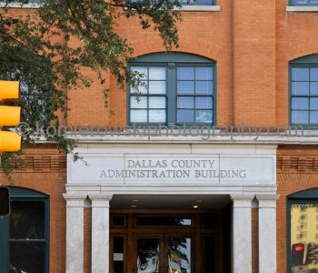 County Criminal Courts Building-entrance, Houston Street, Dallas, Texas