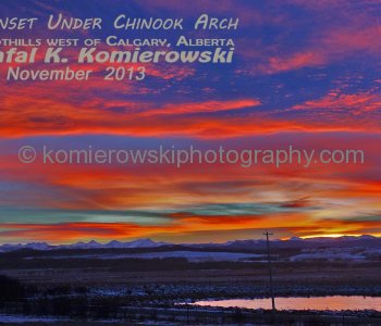Calgary, Rockies and Foothills in Winter, Alberta, Canada