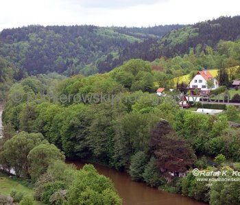 View from (Ledeč nad Sázavou)  a former Gothic castle from the latter half of the 13th century, Czech Republic