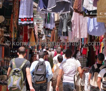 The Muslim Quarter at Old City in Jerusalem