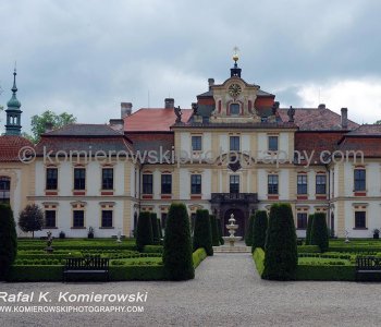 Zámek Jemniště-Baroque palace was built between the years 1720–1725...