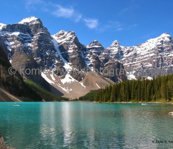 From Lake Louise is access to another majestic beauty - Morraine Lake...Banff National Park
