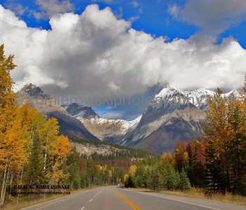 View Eastbound- Trans Canada west of Field in Yoho NP.  What imagination, will power and courage these first land surveyors had to fulfill their dreams and visions.