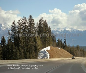 View Eastbound....After Golden the highway is climbs to the famous Rogers Pass, where during the winter there is a constant battle waged with avalanches to keep this road open.