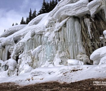 West of Rogers Pass-on the way to Revelstoke (view eastbound towards Rogers Pass). Weather-late March