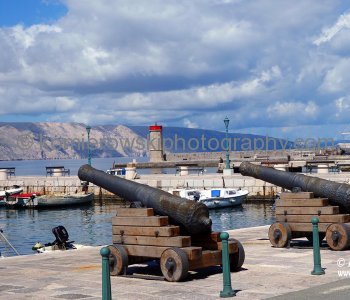 Krk settlement ... is a major tourist center in the summer as it sports a number of beaches.