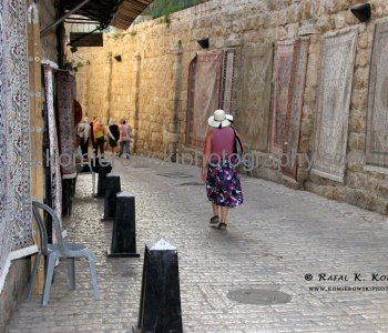 The Muslim Quarter at Old City in Jerusalem