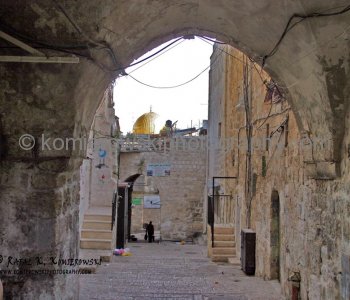 The Muslim Quarter at Old City in Jerusalem
