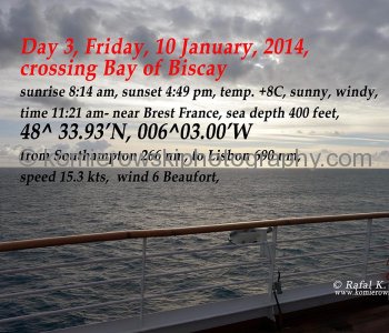Crossing Bay of Biscay