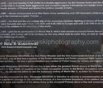 General Sikorski Memorial, Gibraltar,  British Overseas Territory ,  The investigation to tragic death (General Sikorski) was ongoing as of July 2013. 2014 ...some British and Spanish documents still remain CLASSIFIED, hindering the investigation.
