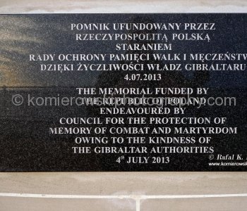 General Sikorski Memorial, Gibraltar,  British Overseas Territory