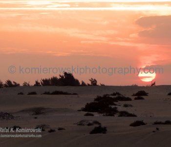 Sunset time ...the Suez Canal...on the way to Port Suez