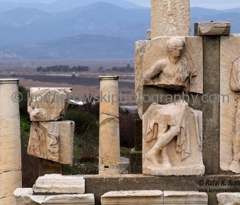 Ephesus ...in Roman times it was situated on the northern slopes of the hills Coressus and Pion