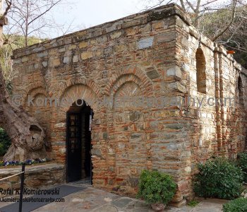 The House of the Virgin Mary is a Catholic and Muslim shrine located on Mt. Koressos in the vicinity of Ephesus
