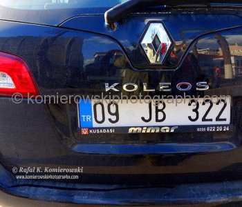 Car registration plate...Kusadasi...