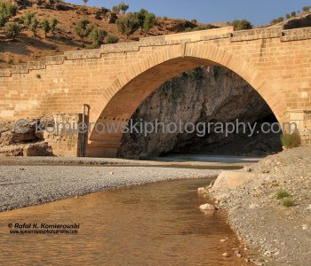 Severan Bridge, (UNESCO World Heritage Site) one of the best preserved Roman stone bridges in Turkey