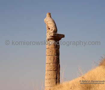 Karakus Tumulusu  is where the Royal Women of Arsameia were buried,  Adıyaman Province, Turkey