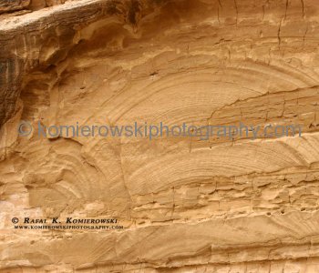 View of Amazing Geology on the way back from the Monastery to village of Petra, Jordan