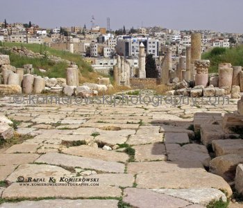 Street of Columns and the two streets crossing it at the North and South Tetrapylons.