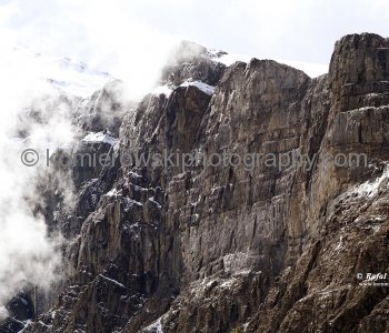 Rockies between Hector and Bow Lakes, Banff National Park, Alberta, Icefields Parkway- Canadas most scenic mountain roadway