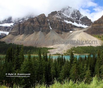 Bow Lake, Banff National Park, Alberta, Icefields Parkway- Canadas most scenic mountain roadway